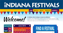 Desktop Screenshot of indianafestivals.org