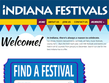 Tablet Screenshot of indianafestivals.org